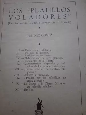 Los platillos voladores - Índice