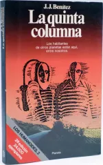 Portada del libro La Quinta Columna (Los humanoides 2), de Juan José Benítez.
