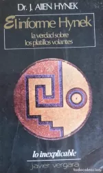 Portada del libro El informe Hynek, de Joseph Allen Hynek.