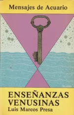 Portada del libro Enseñanzas Venusinas, de Luis Marcos Presa.