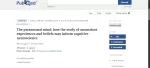 Referencia de The paranormal mind, de Brugger y Mohr, en PubMed