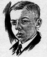 Retrato dibujado de Ray Palmer, publicado en 1930