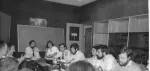 Pere (Pedro) Redón, primero por la izquierda, con otros investigadores en mayo de 1979
